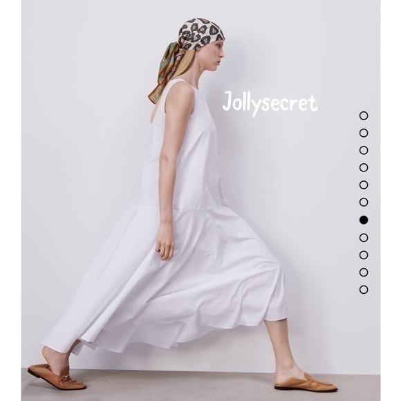 Zara Dresses & Skirts - NEW Zara voluminous poplin white dress